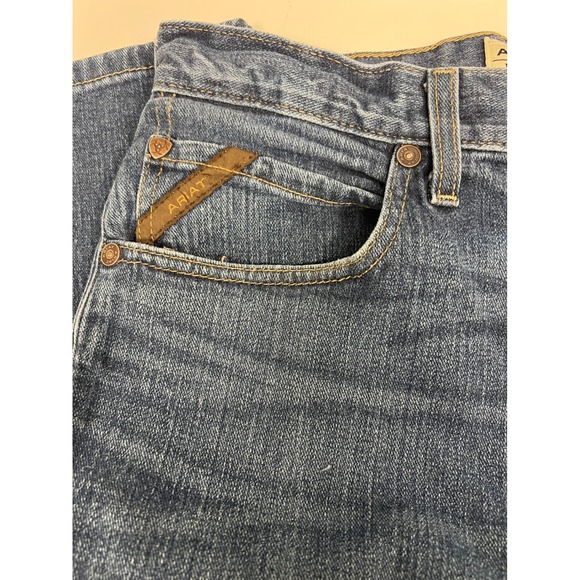 Ariat M5 Legacy Straight Leg Jeans Durham Wash Denim Mens Size 32x32 - Picture 6 of 10